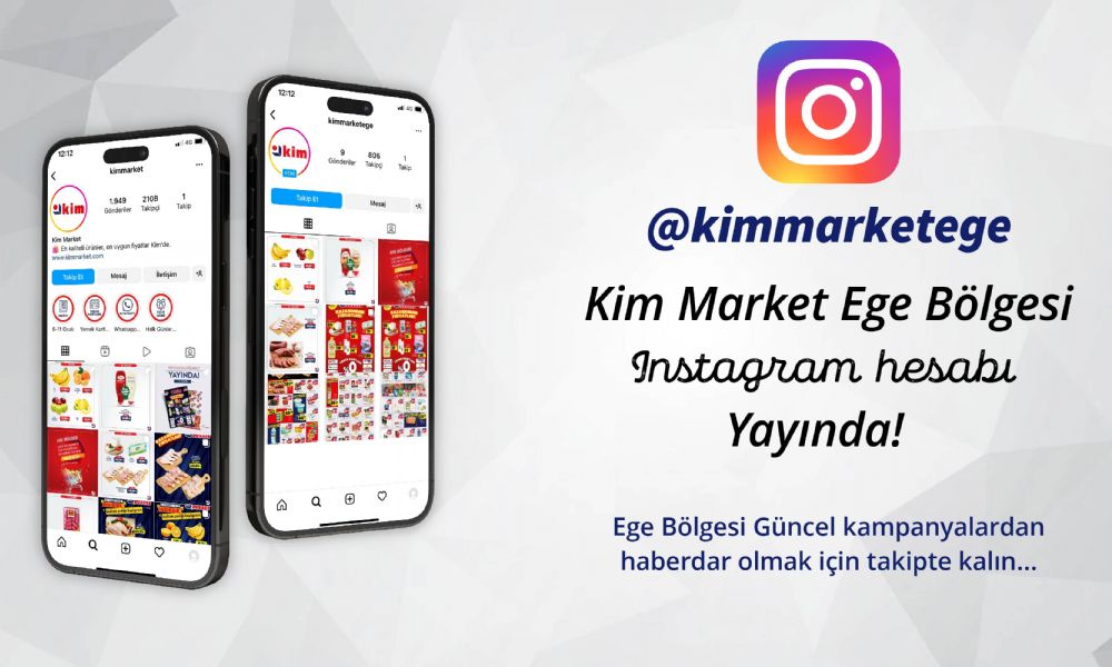 @KIMMARKETEGE instagram hesabı yayında