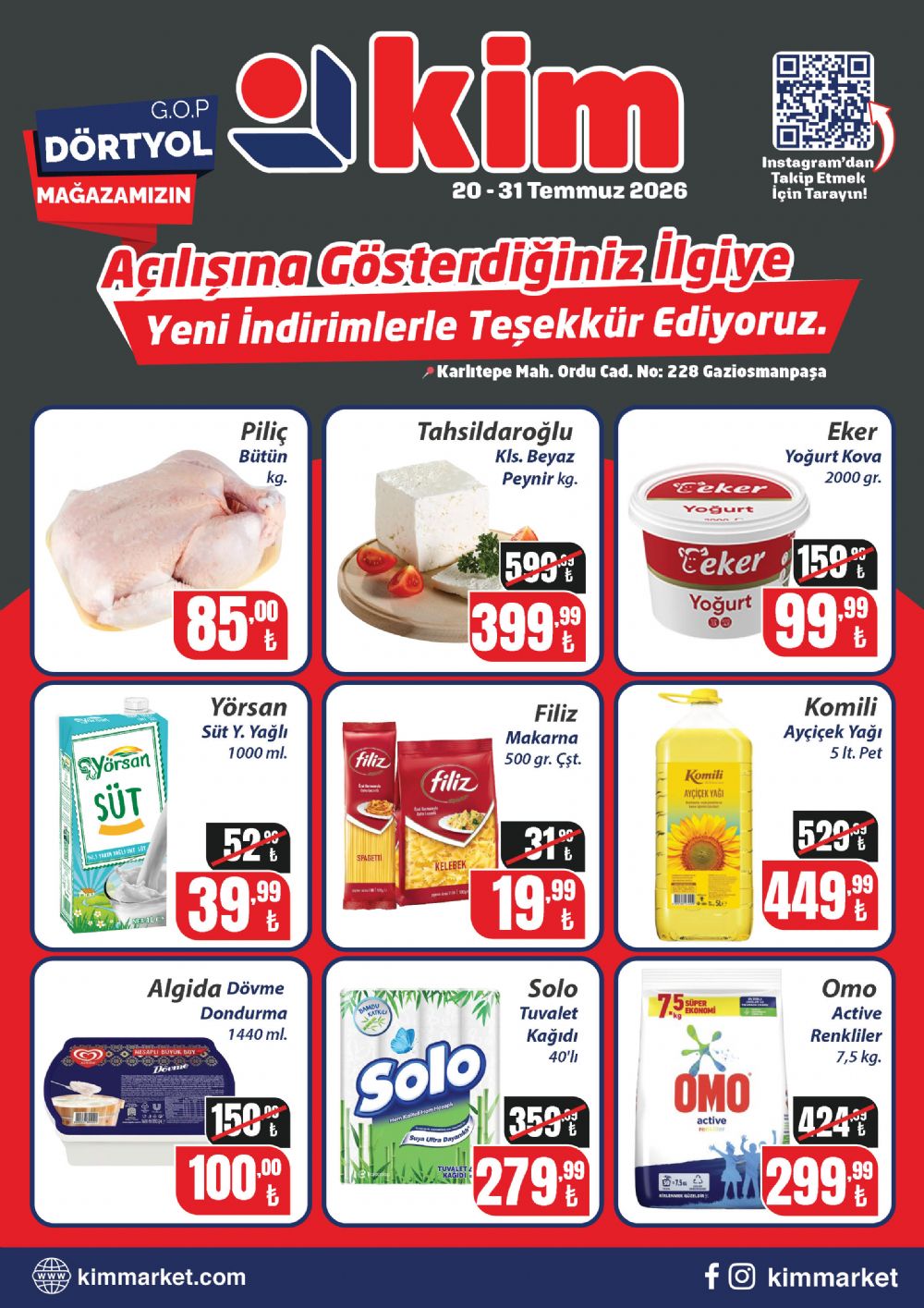 20 - 31  Temmuz I Yeni Ma�aza A��l�� �zel